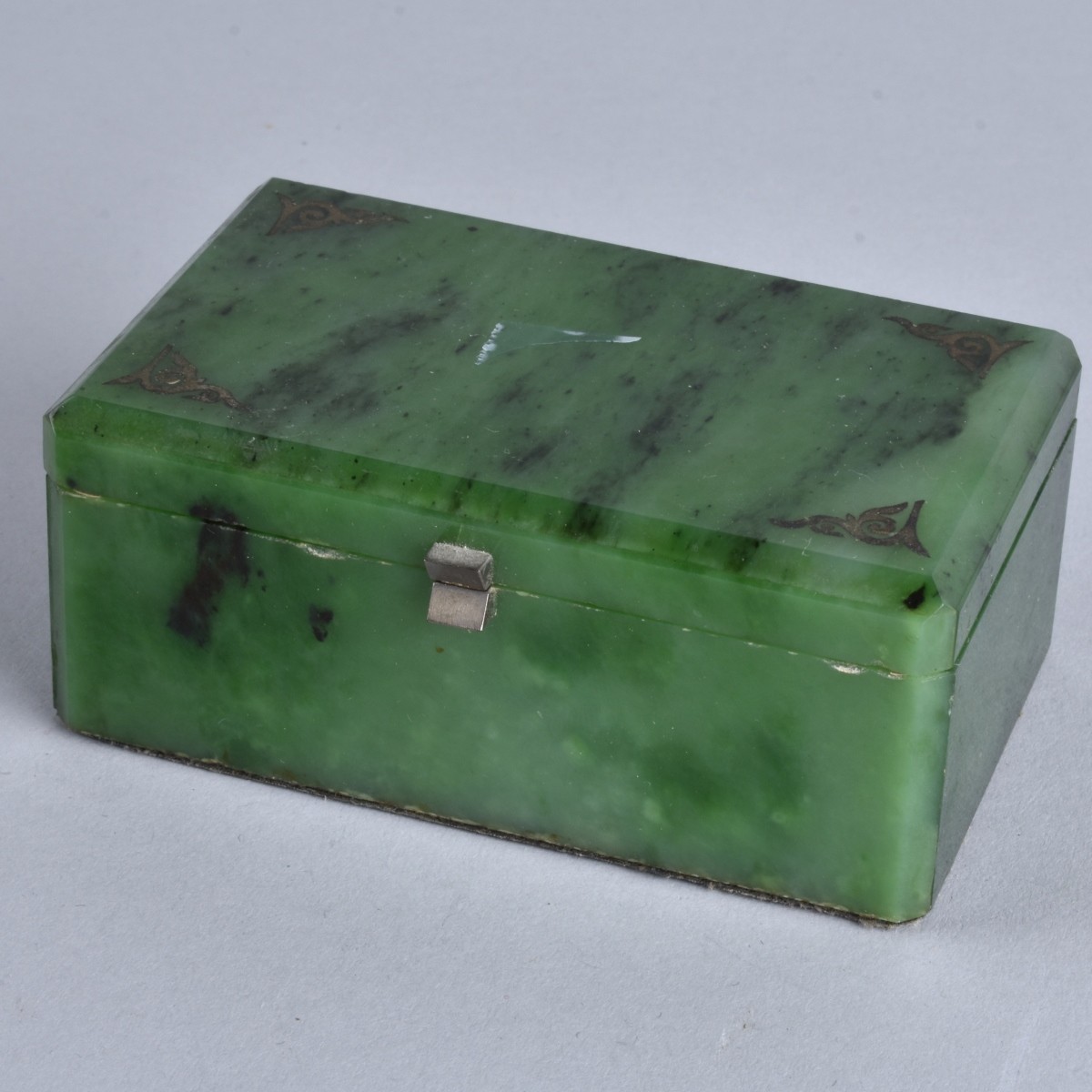 Jade/Silver Box