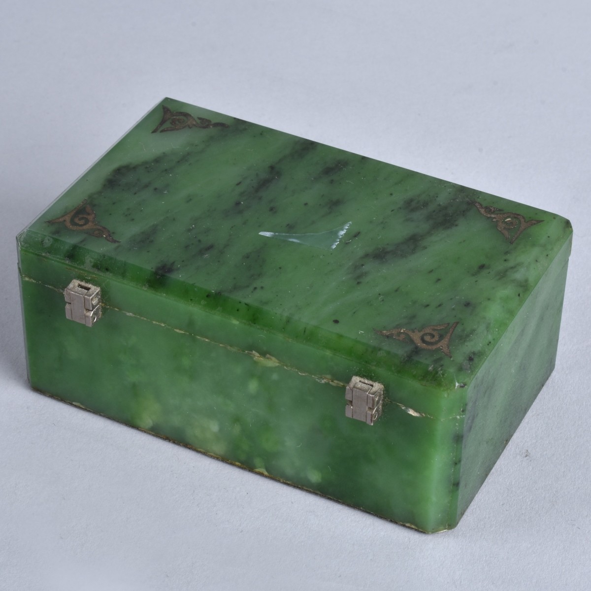 Jade/Silver Box