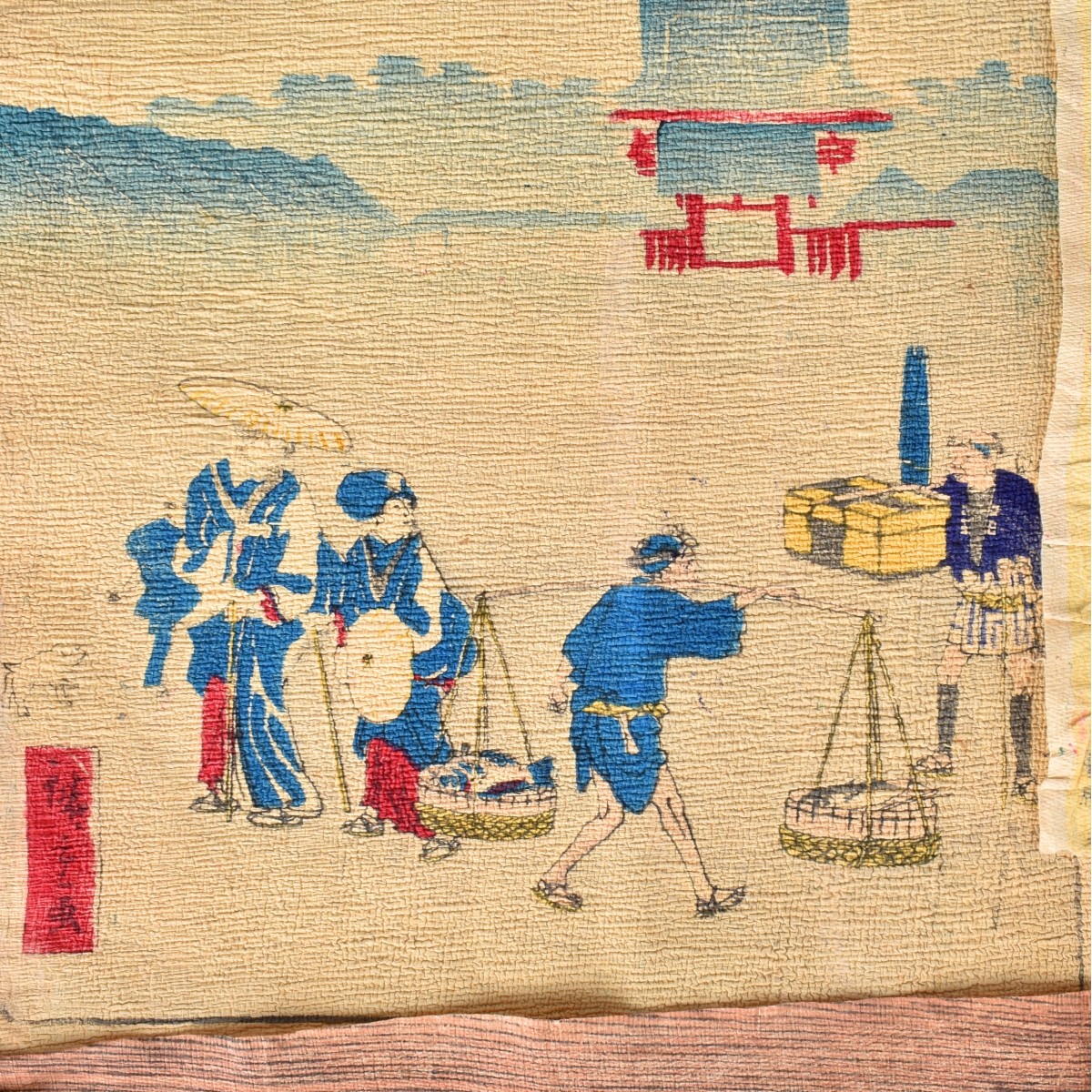 Nine Japanese Woodblock