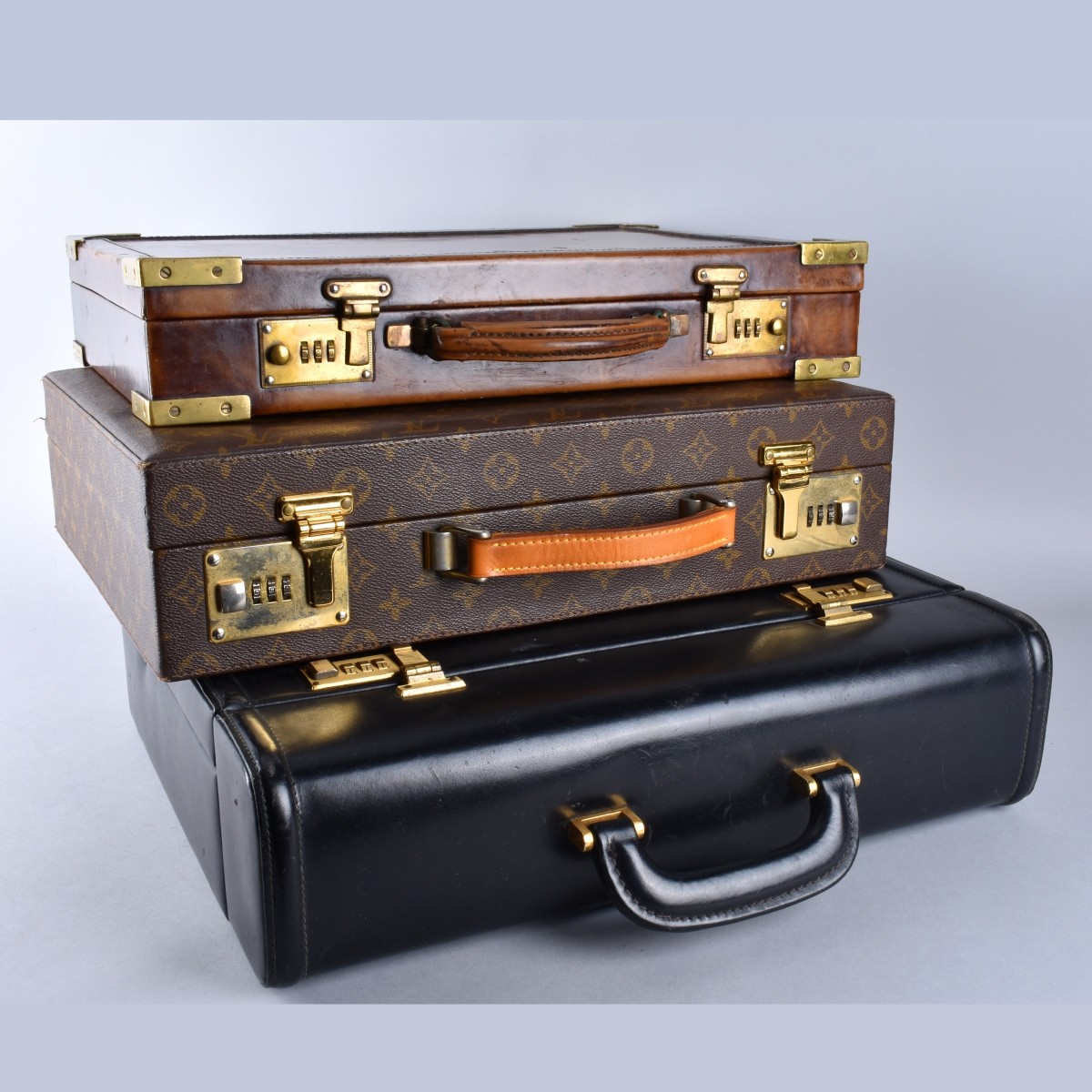 Three Vintage Briefcases