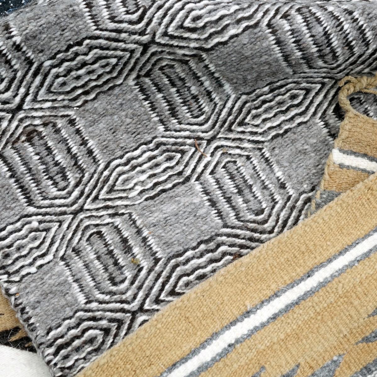 Three Navajo Saddle Blankets