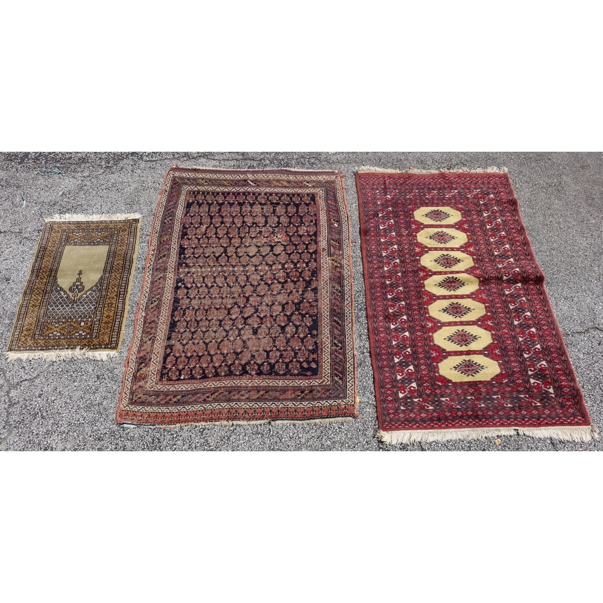 Three (3) Middle Eastern Rugs