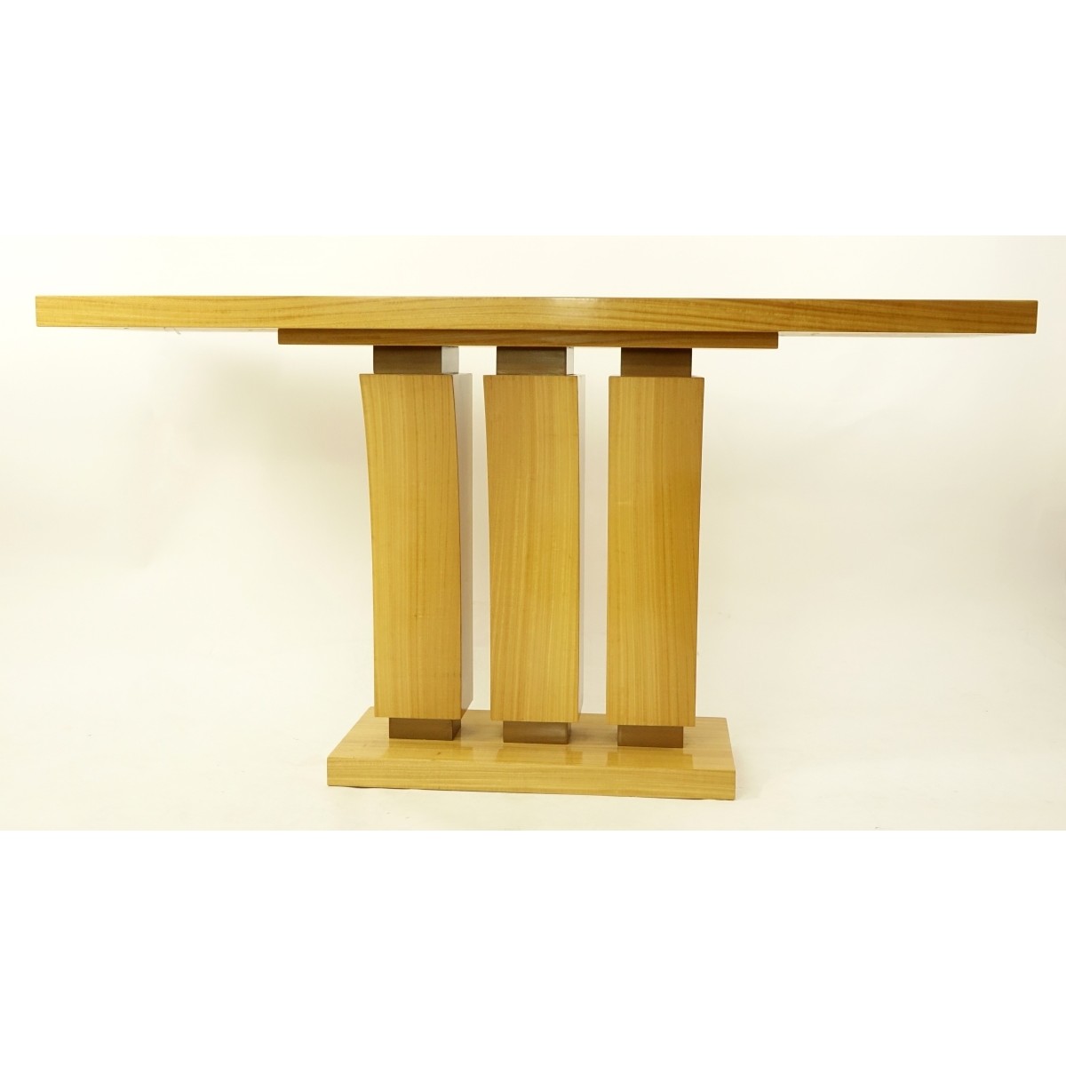 Art Deco Style Satinwood Console Table