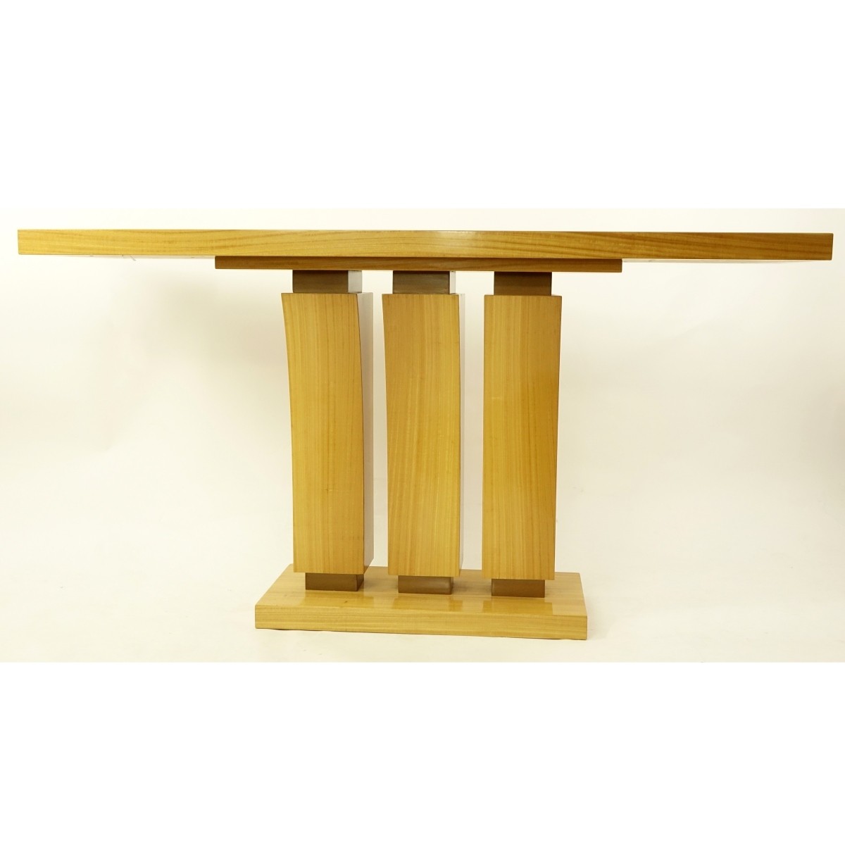 Art Deco Style Satinwood Console Table