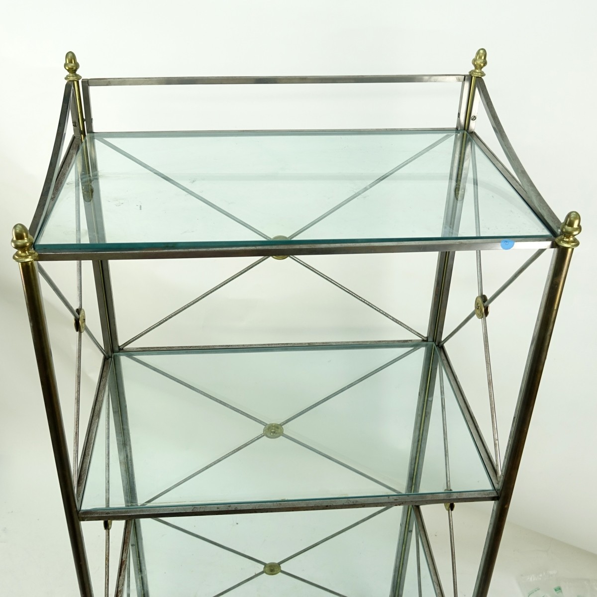 Mid Century Etagere with Four Shelves