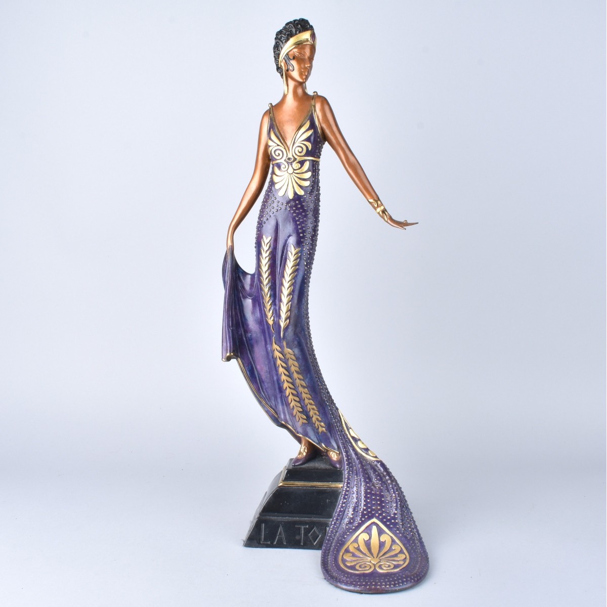 Erte "La Tosca" Bronze Sculpture