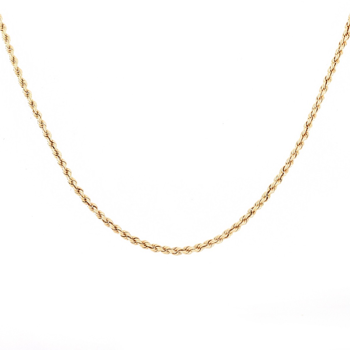 Vintage 14K Rope Chain