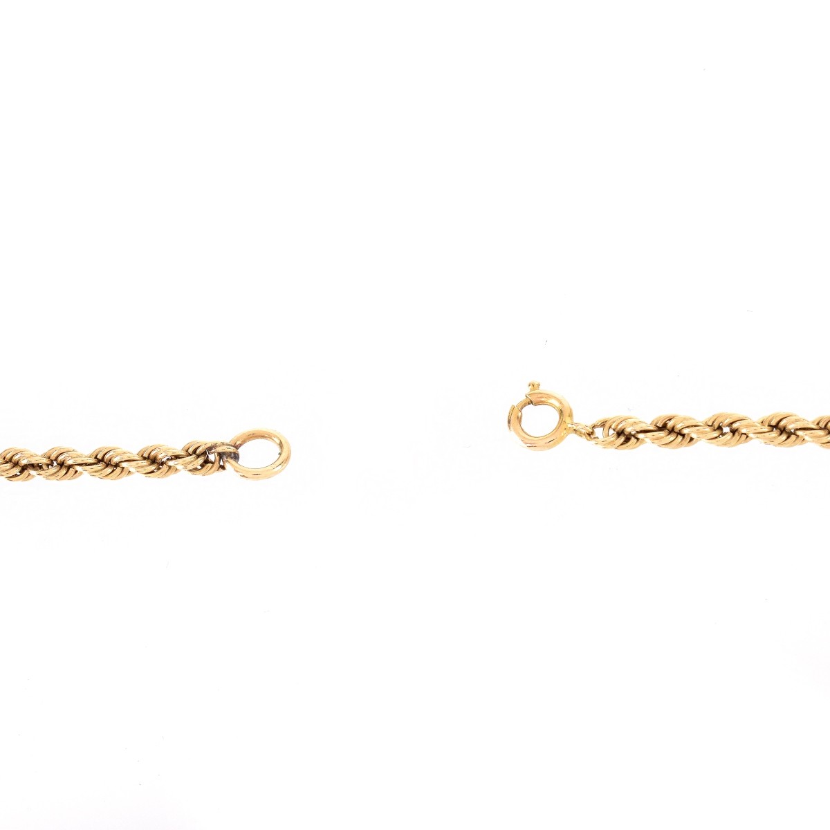 Vintage 14K Rope Chain