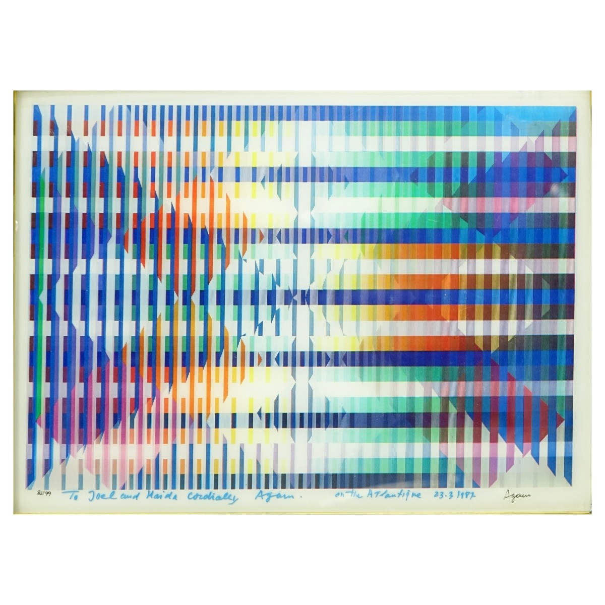 Yaacov Agam, Israeli (b. 1928) Agamograph