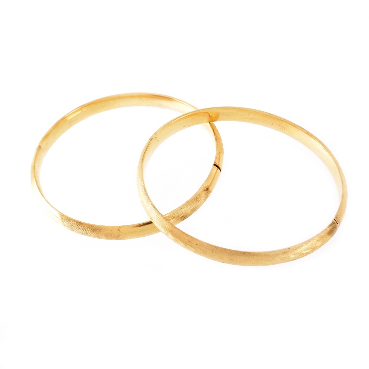 Two Vintage 14K Bangles