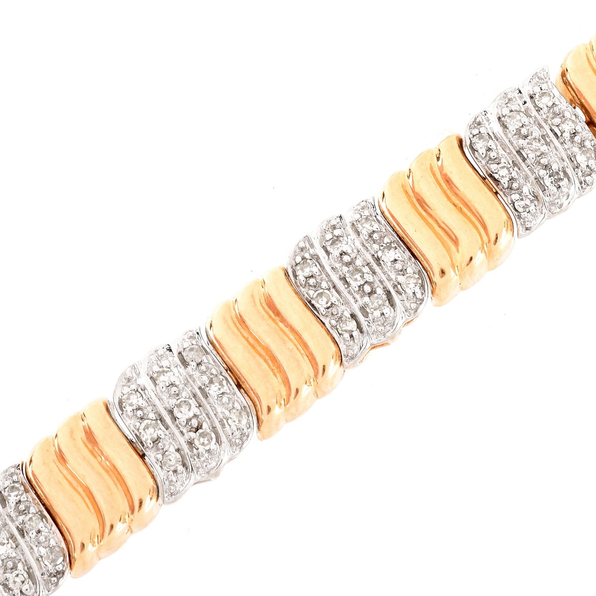 Vintage Diamond and 14K Bracelet