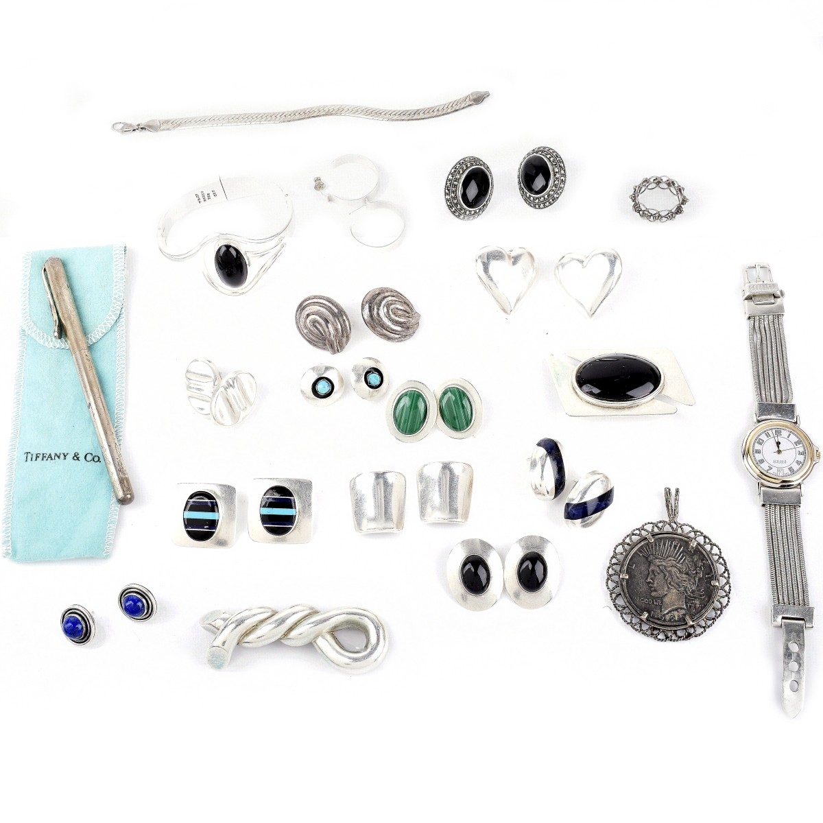 Collection of Vintage Silver Jewelry