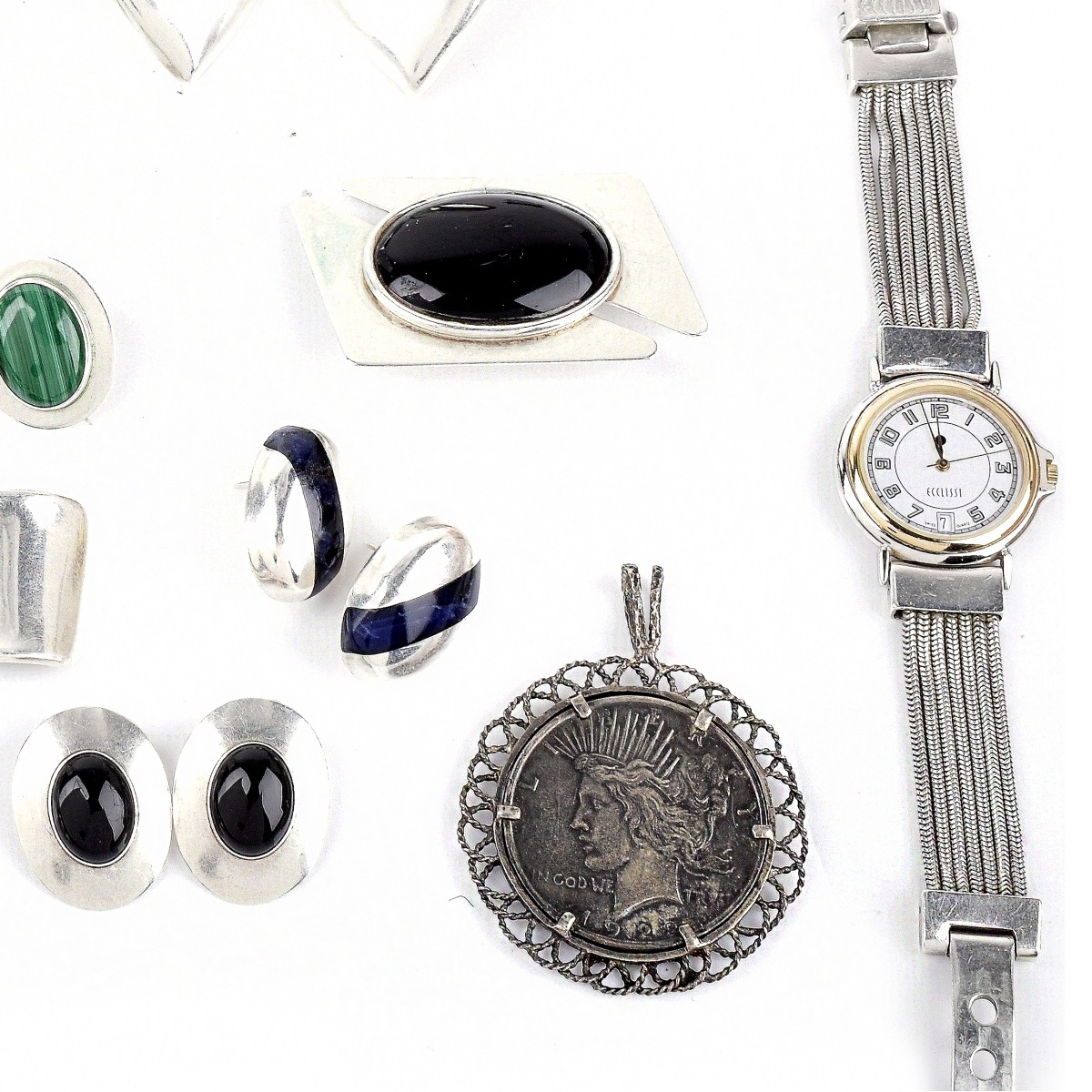 Collection of Vintage Silver Jewelry