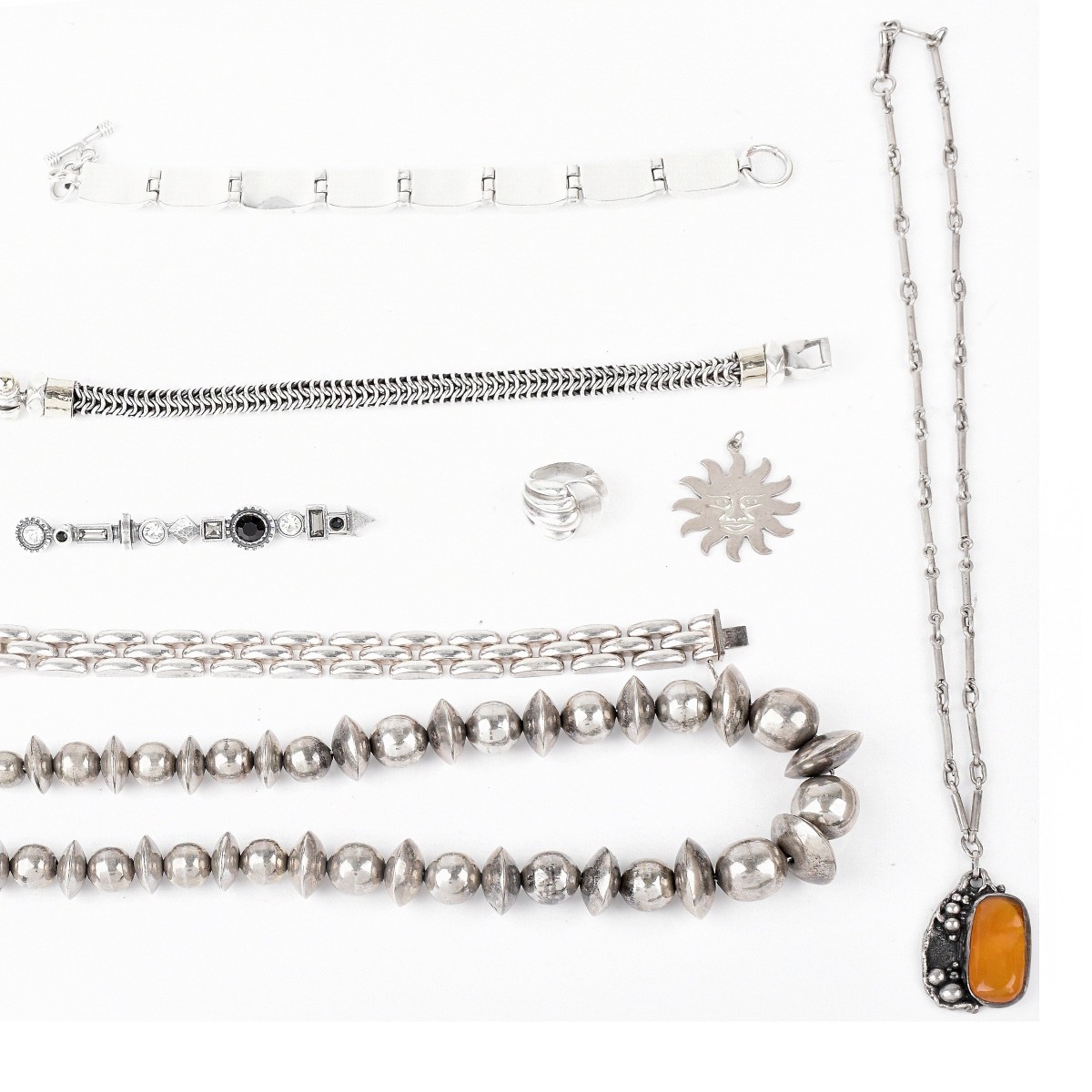 Collection of Vintage Silver Jewelry