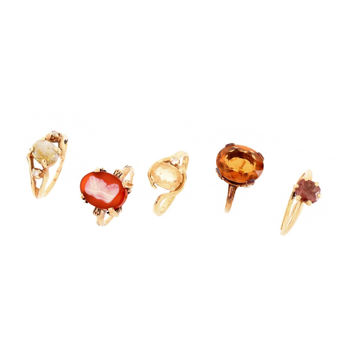 Lot of 14K/10K Gold Rings