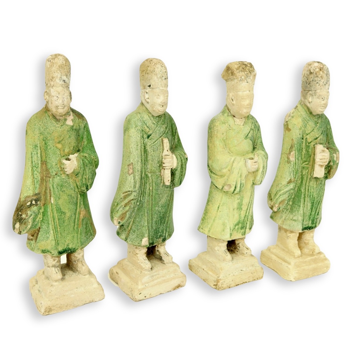 4 Chinese Ming (1368-1644 AD) Tomb Pottery Figures