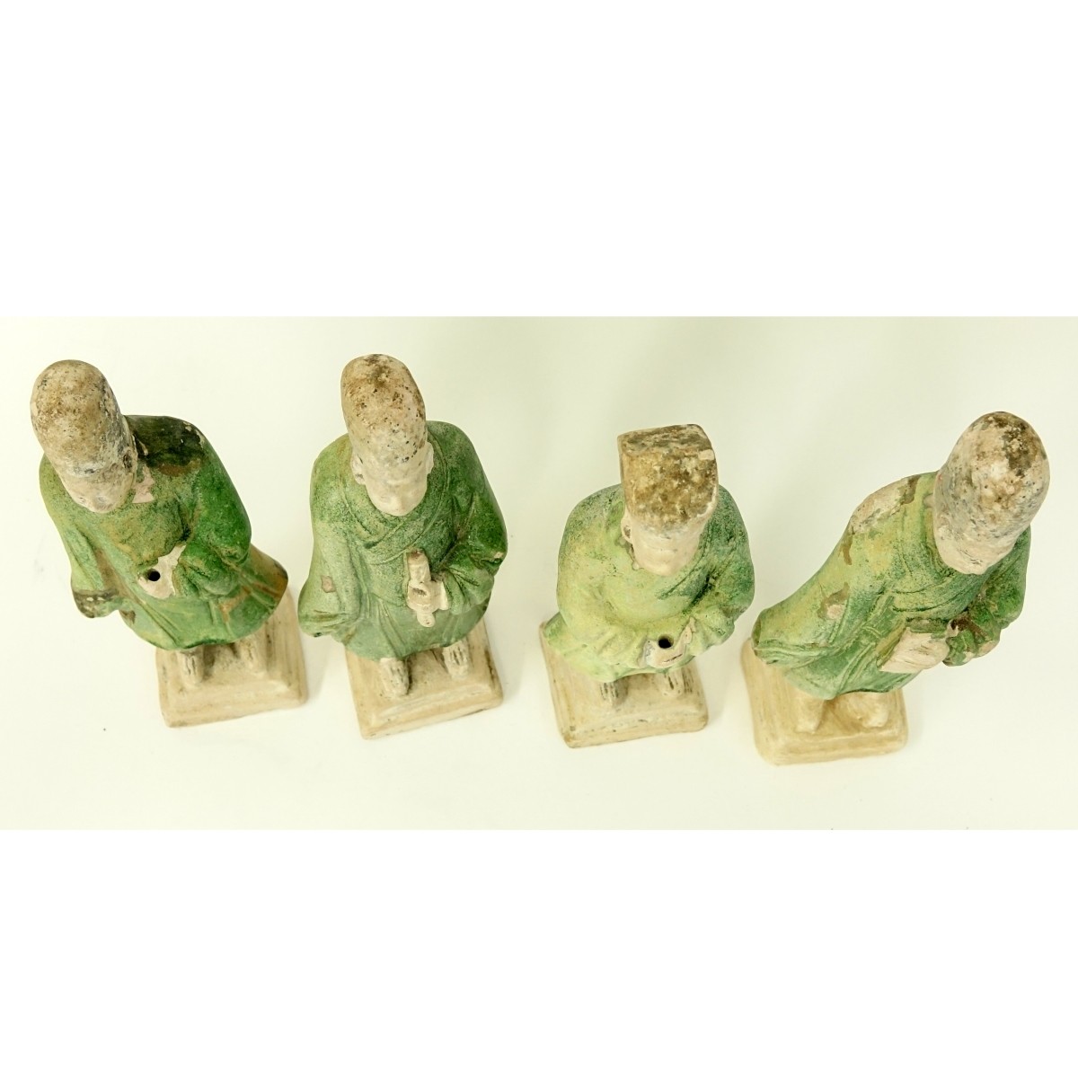 4 Chinese Ming (1368-1644 AD) Tomb Pottery Figures