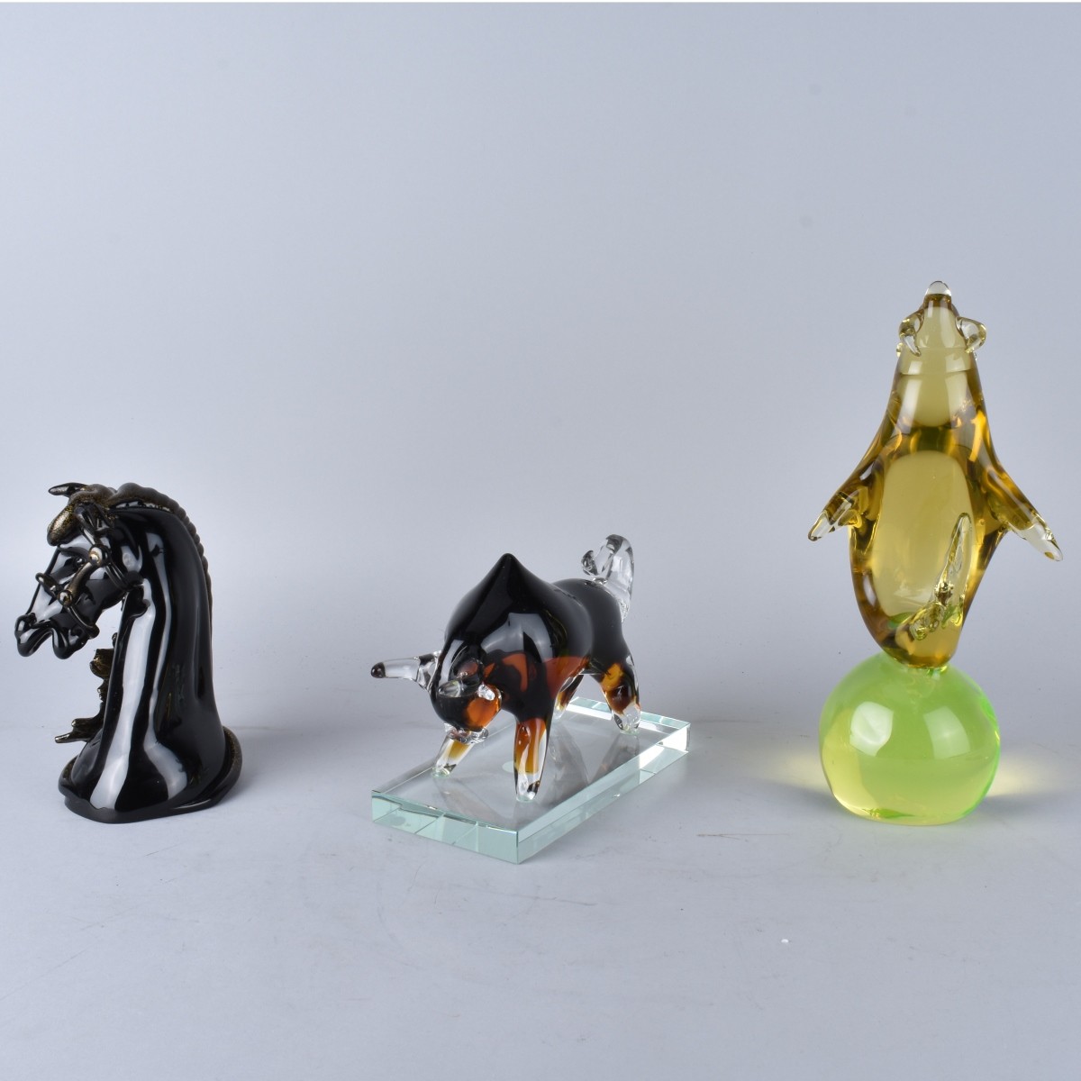 Three Murano Sculptures