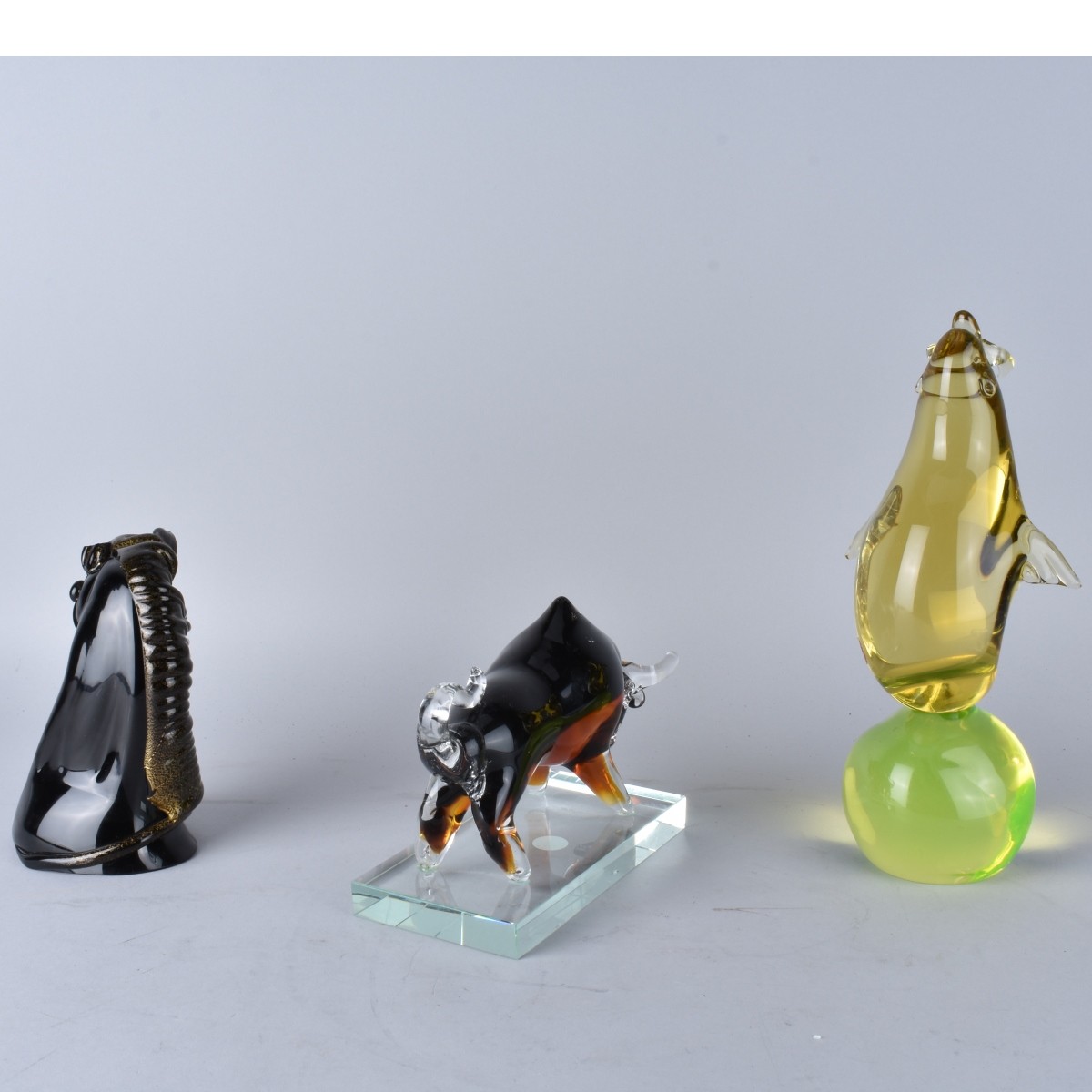 Three Murano Sculptures