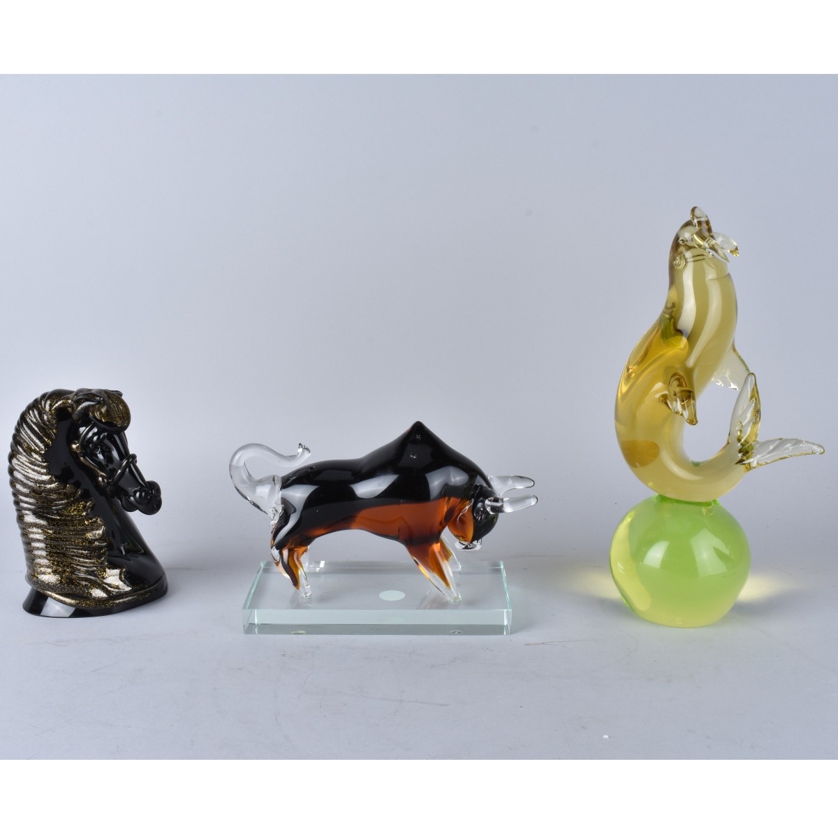 Three Murano Sculptures