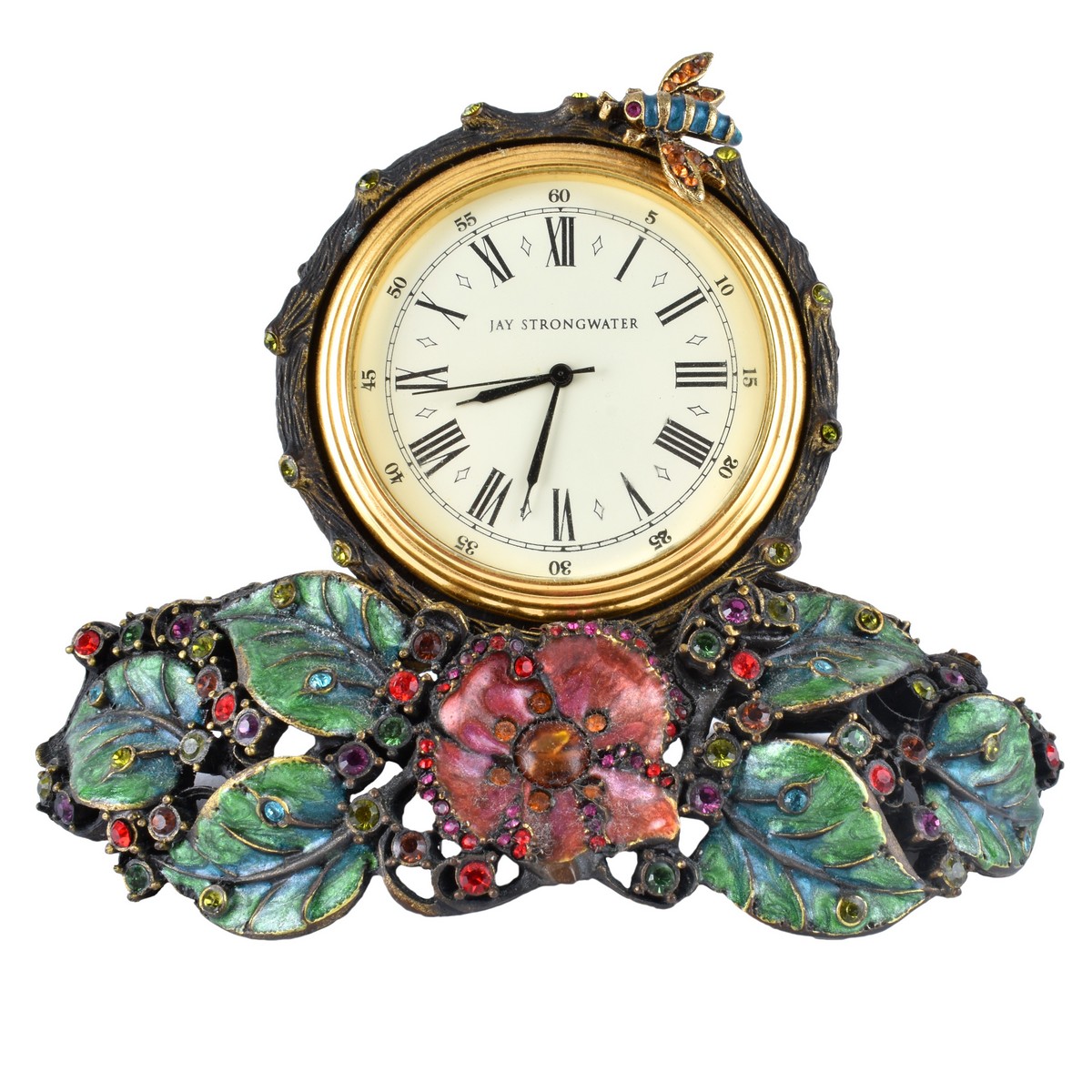 Jay Strongwater Enameled Clocks