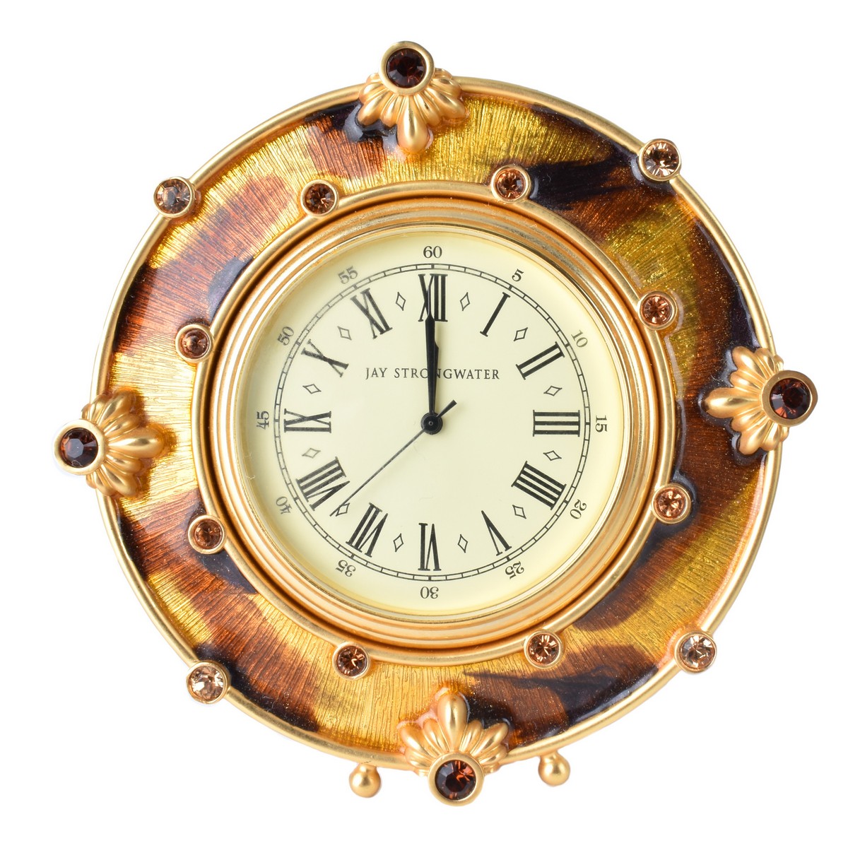 Jay Strongwater Enameled Clocks