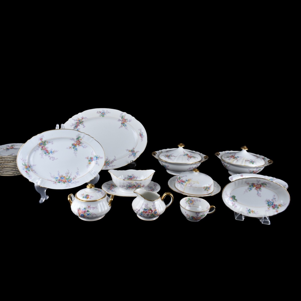 Charles Ahrenfeldt Limoges Porcelain Service