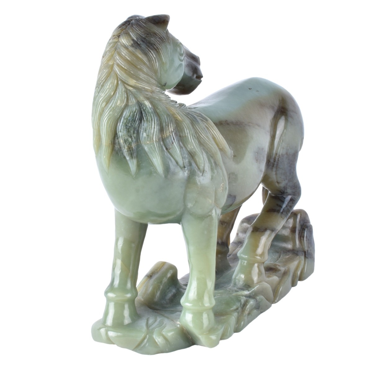 Chinese Jade Horse Sculpture