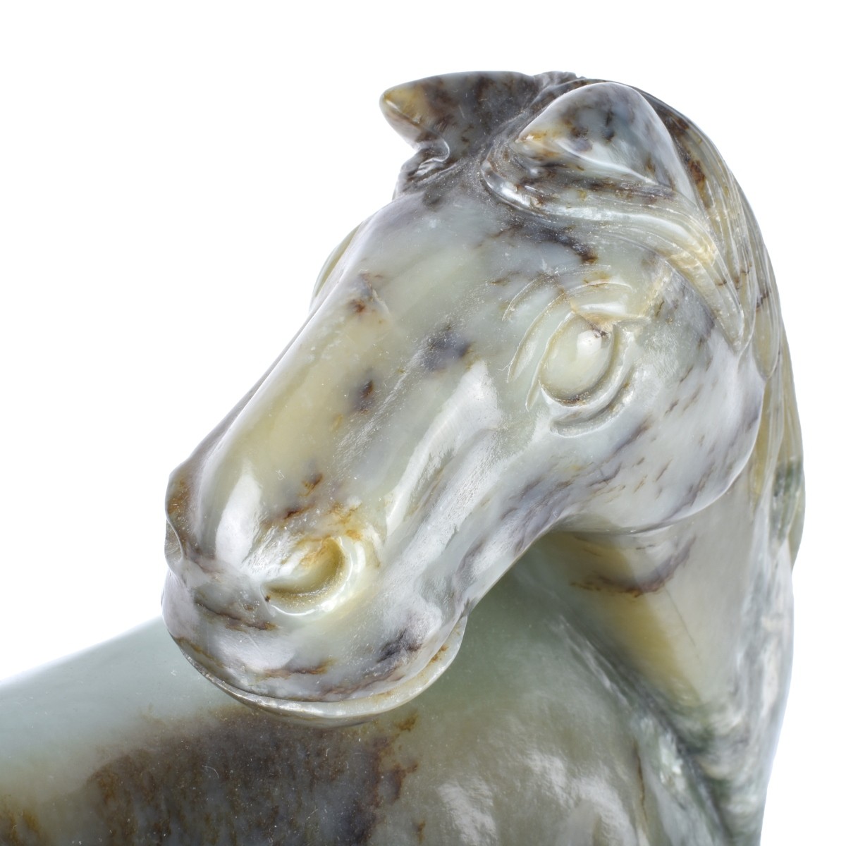 Chinese Jade Horse Sculpture