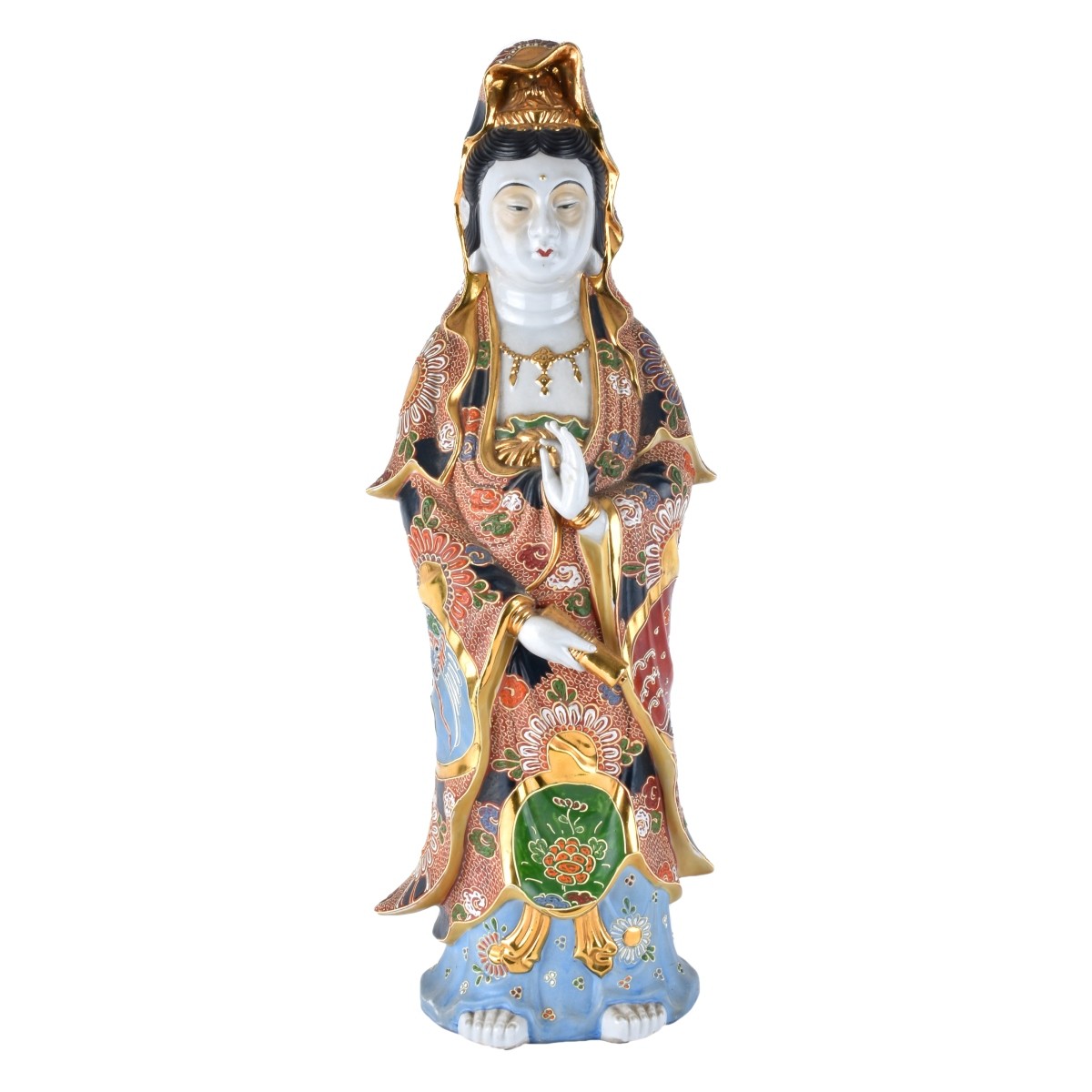 Chinese Enameled Porcelain Guanyin