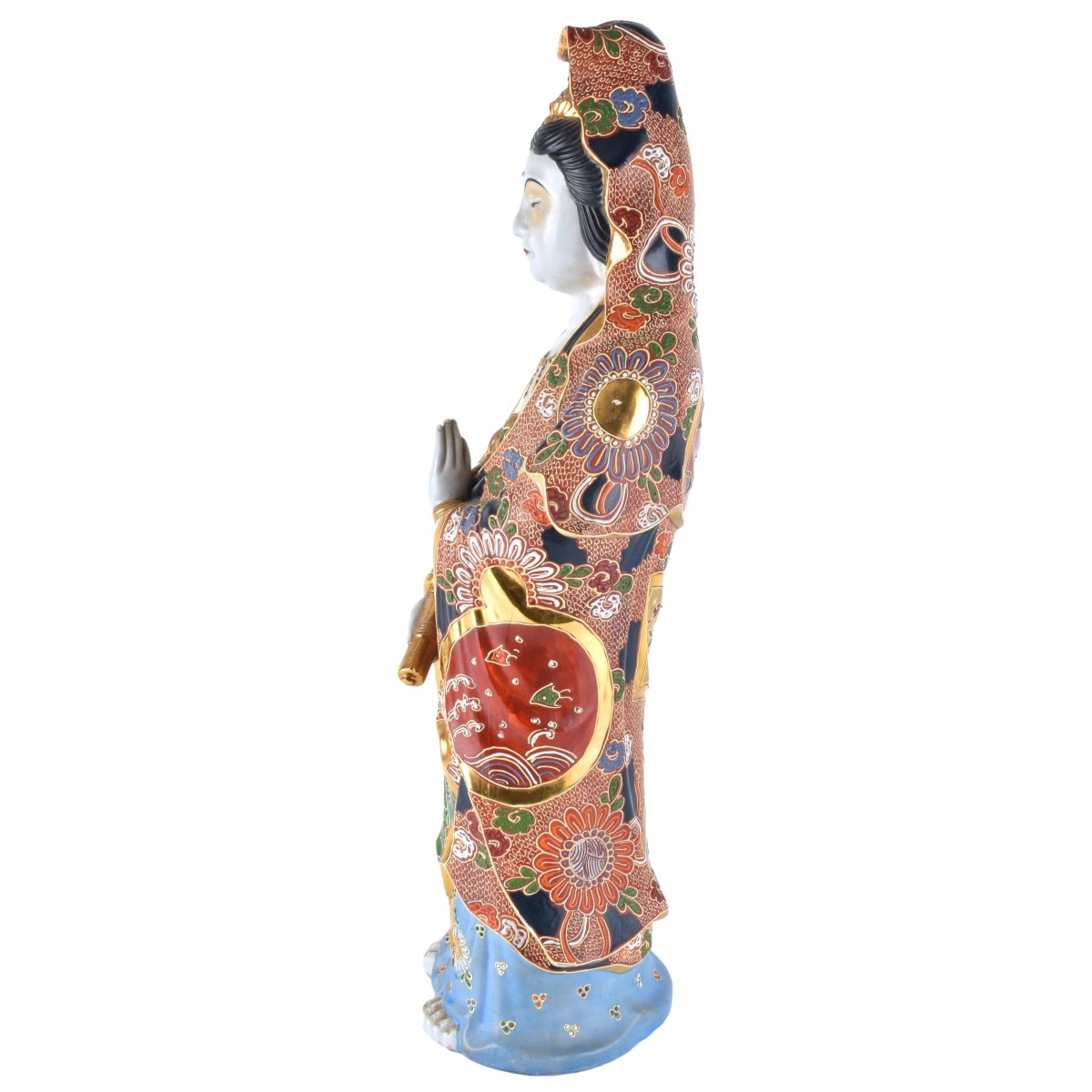 Chinese Enameled Porcelain Guanyin
