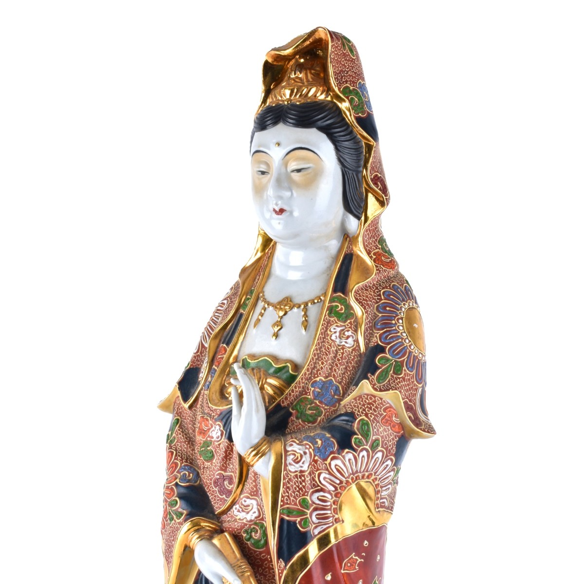 Chinese Enameled Porcelain Guanyin