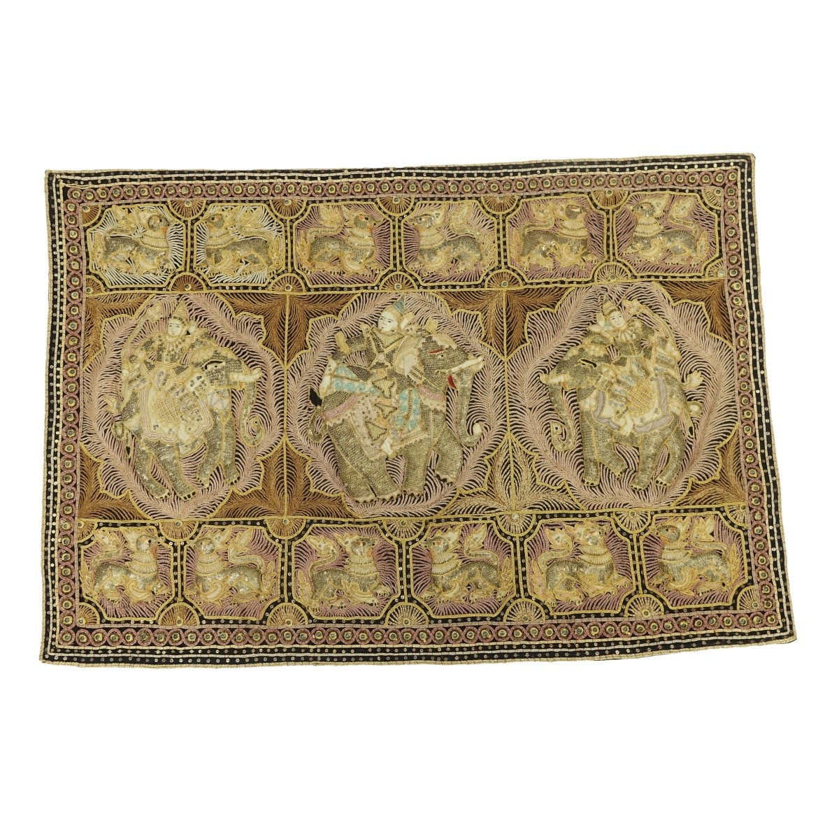 Thai Embroidered Tapestry