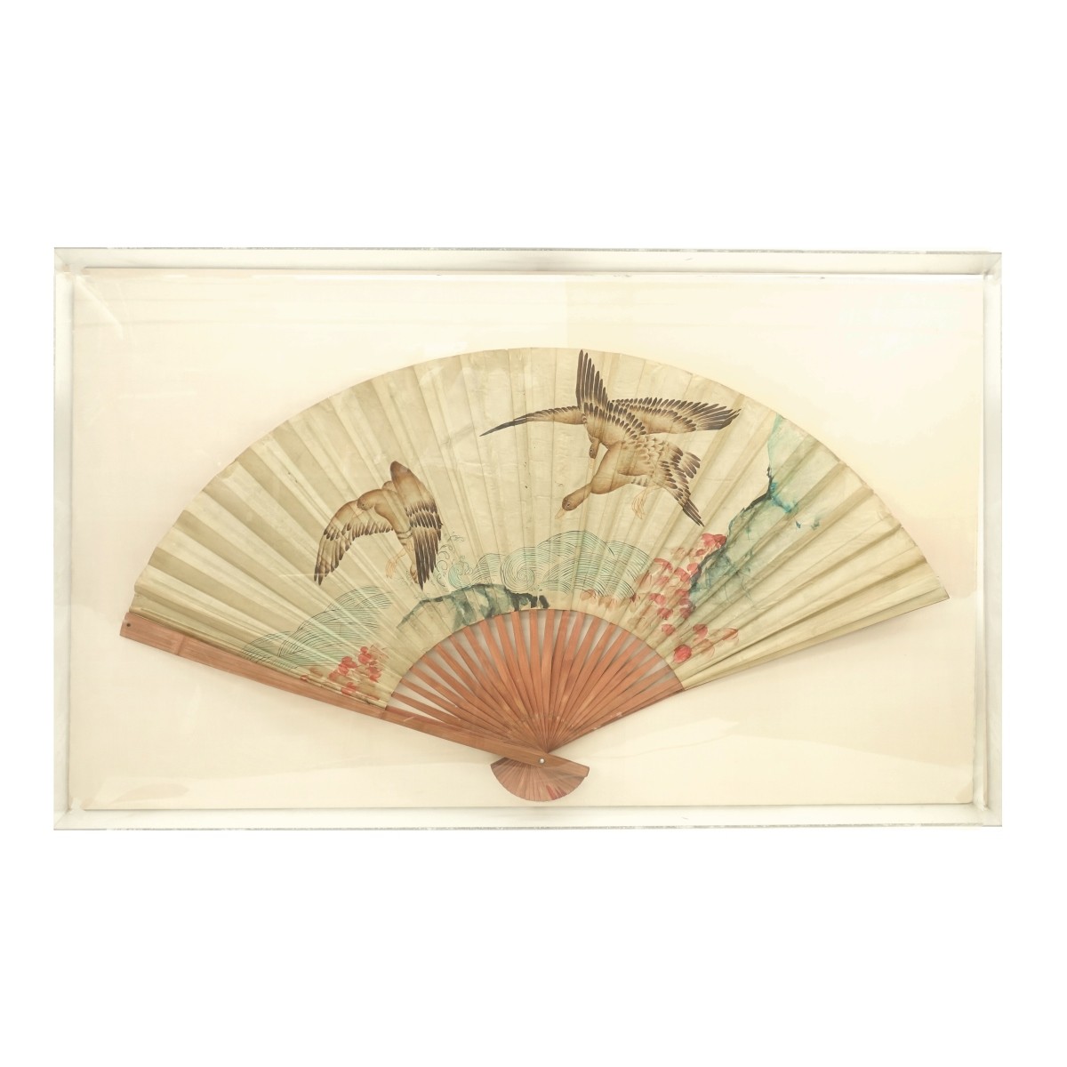 Chinese Fan in Shadowbox