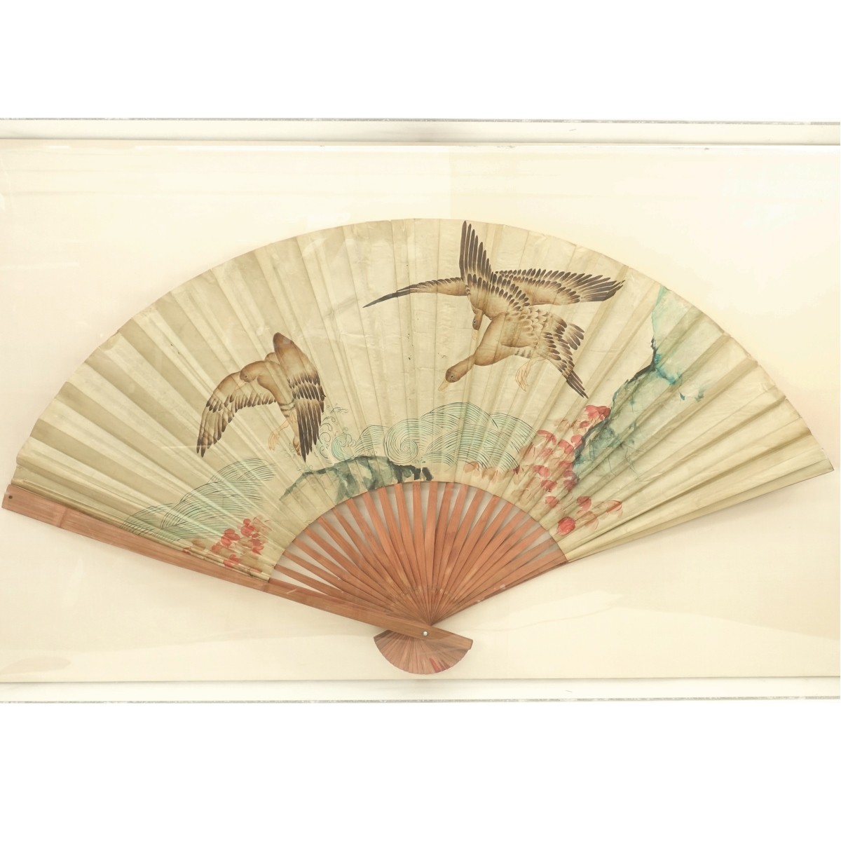 Chinese Fan in Shadowbox