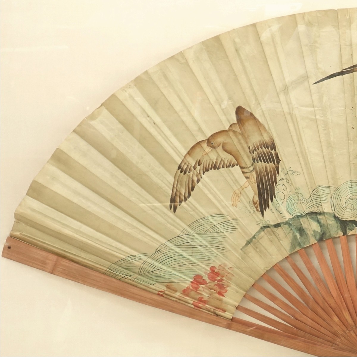 Chinese Fan in Shadowbox