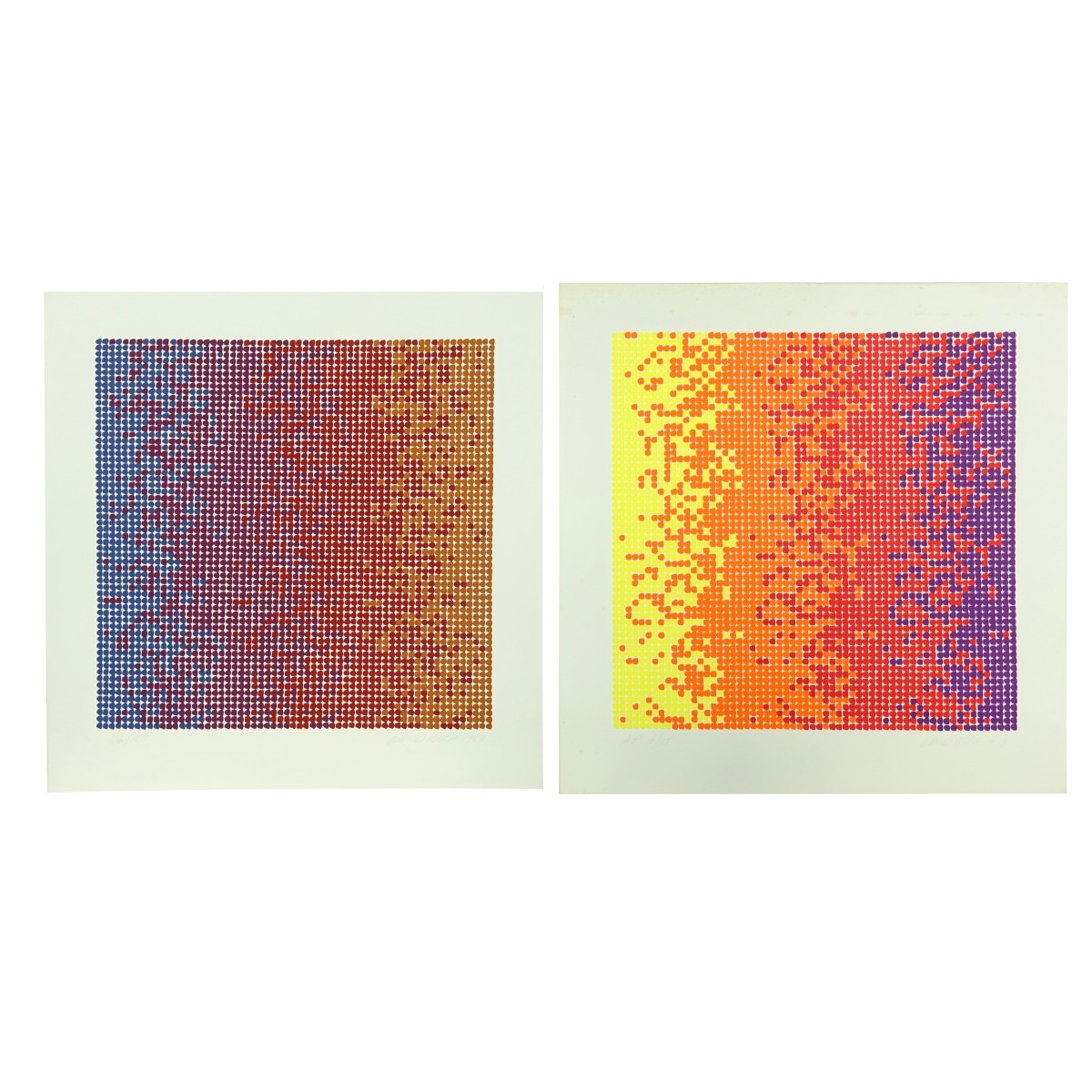 2 David Roth (b. 1942) Serigraphs