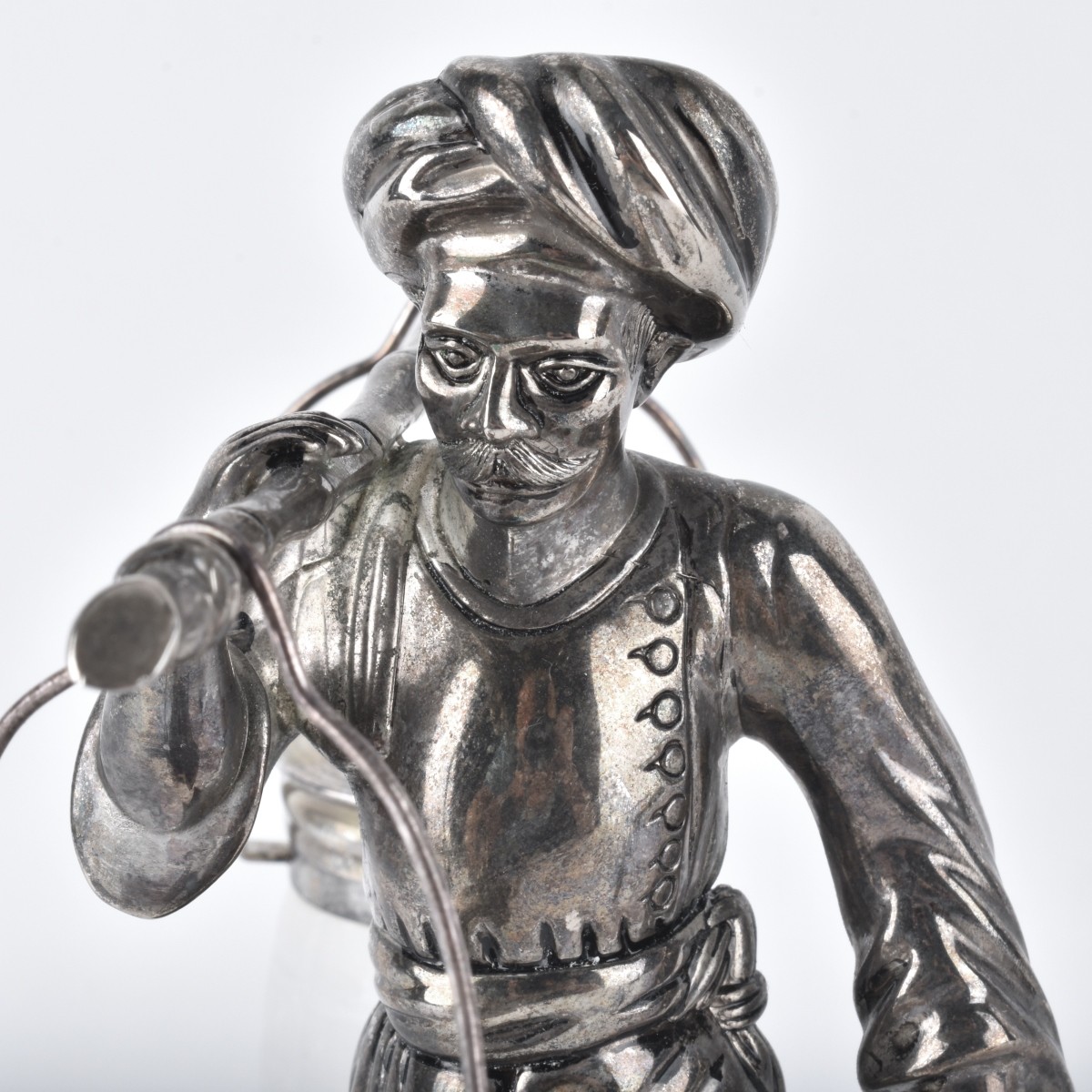 Silver Plate Figural Salt & Pepper Set