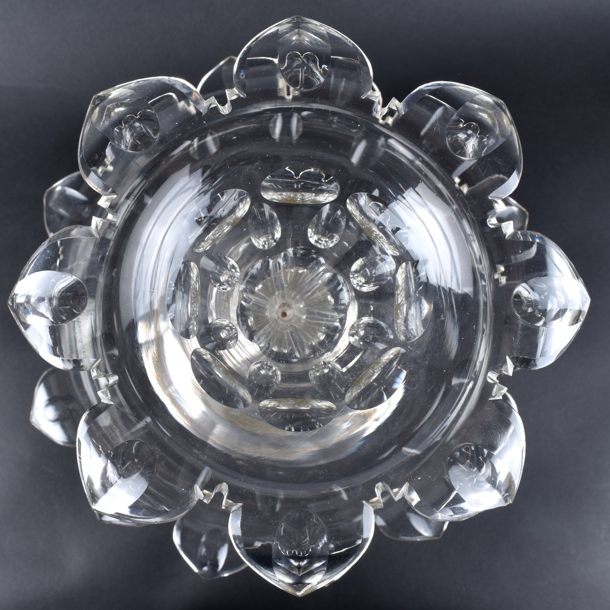 English Silver & Glass Epergne