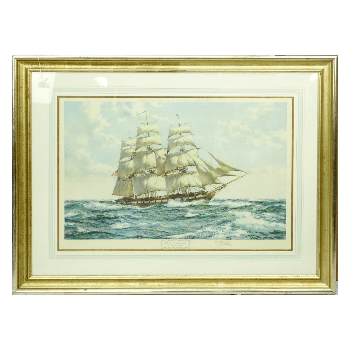 Montague Dawson Color Lithograph