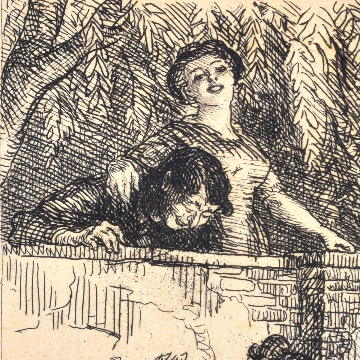 John French Sloan "Serenade" Engraving