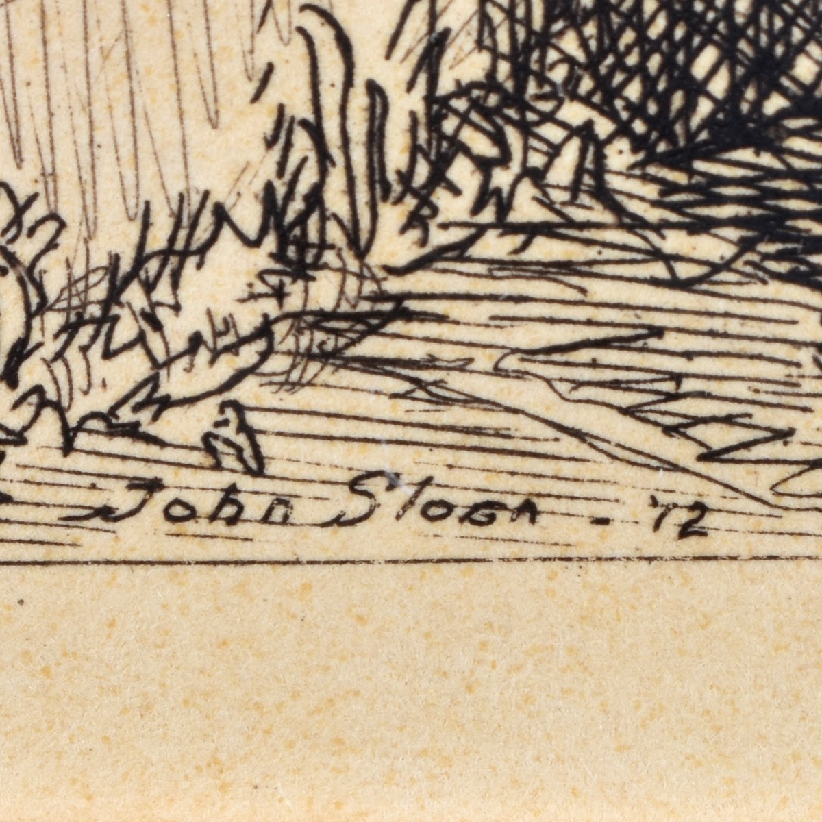 John French Sloan "Serenade" Engraving