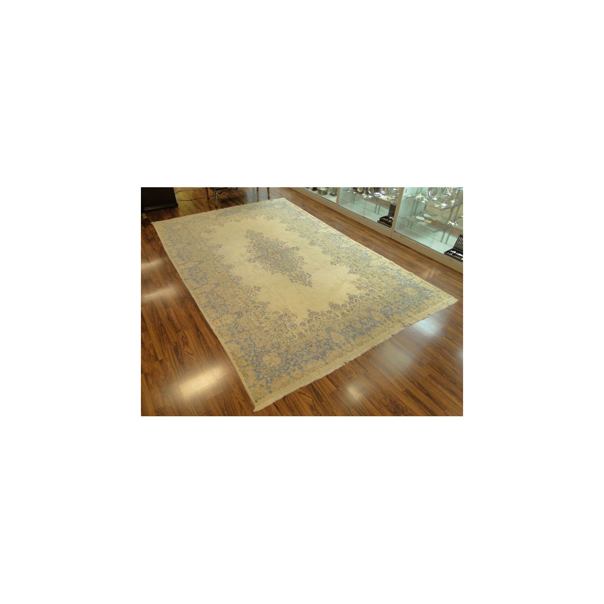 Semi Antique Persian Kerman Carpet