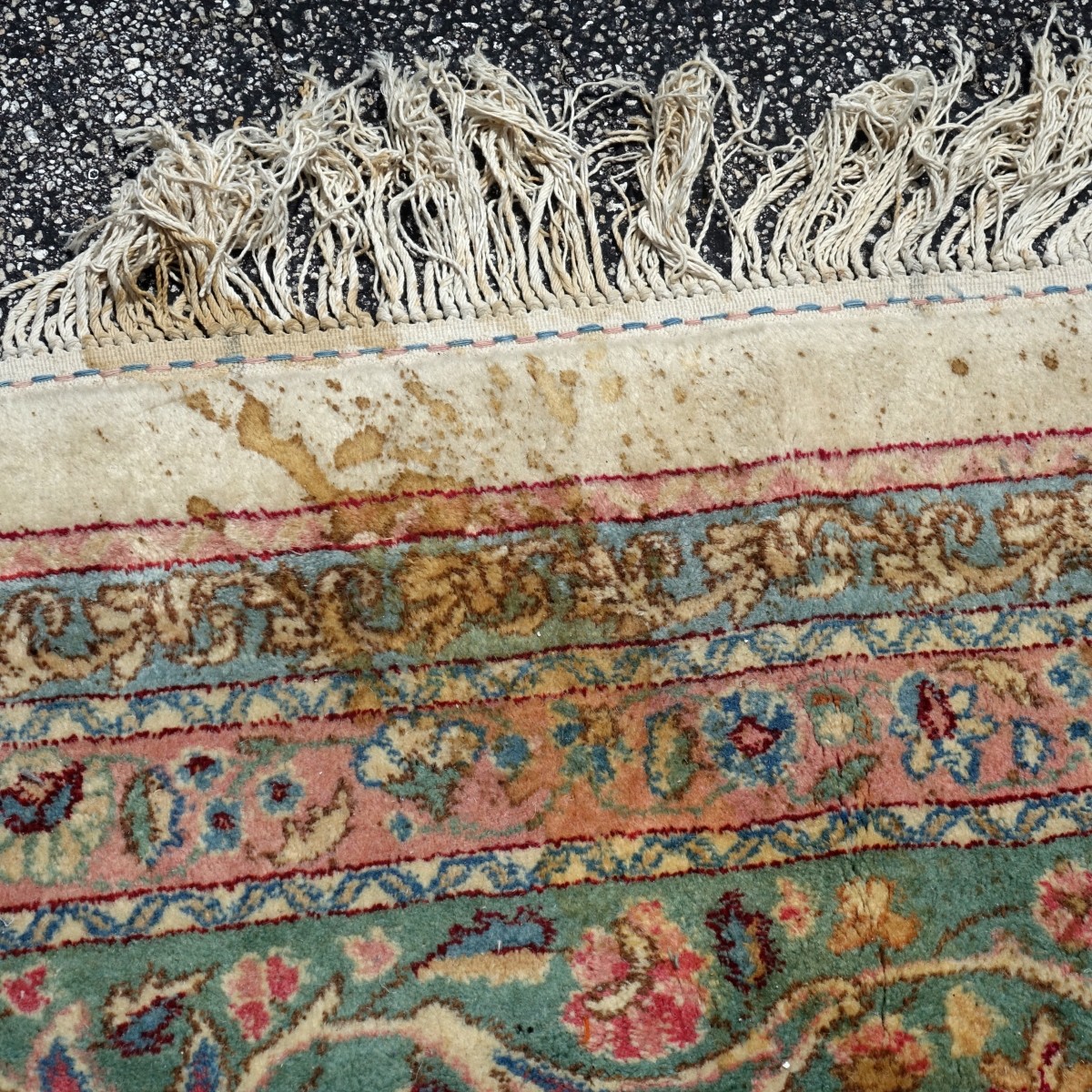 Semi Antique Kerman rug