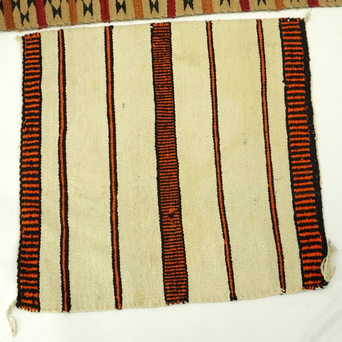 Two Navajo Saddle Blankets