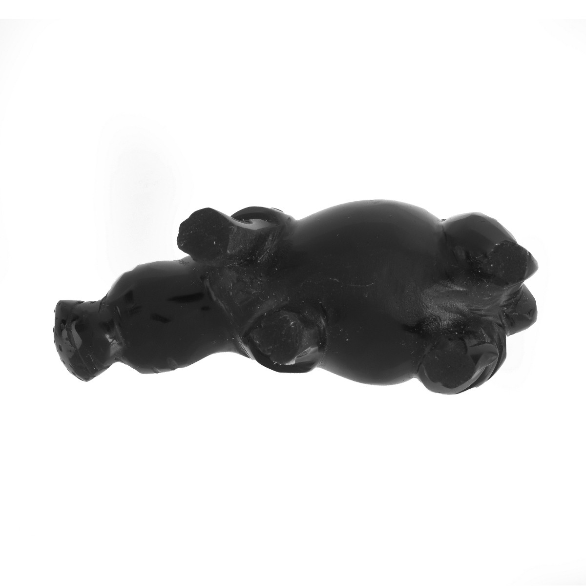 Russian Carved Obsidian Hippo