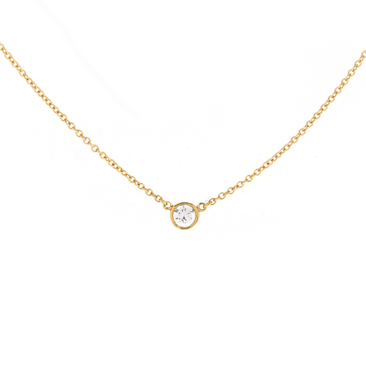 Tiffany & Co Diamond and 18K Necklace