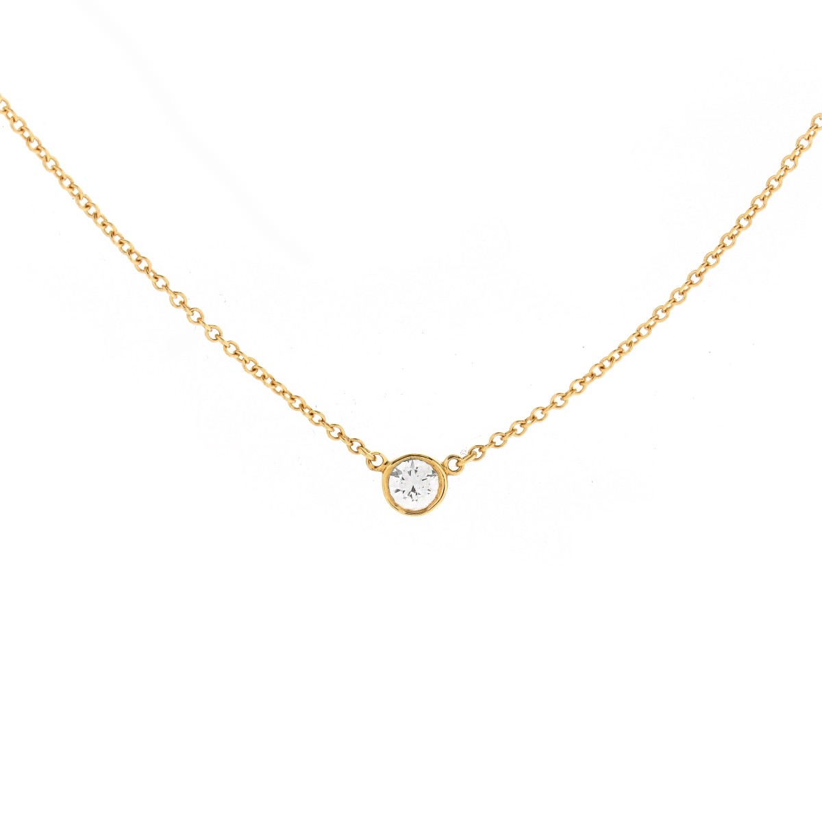 Tiffany & Co Diamond and 18K Necklace