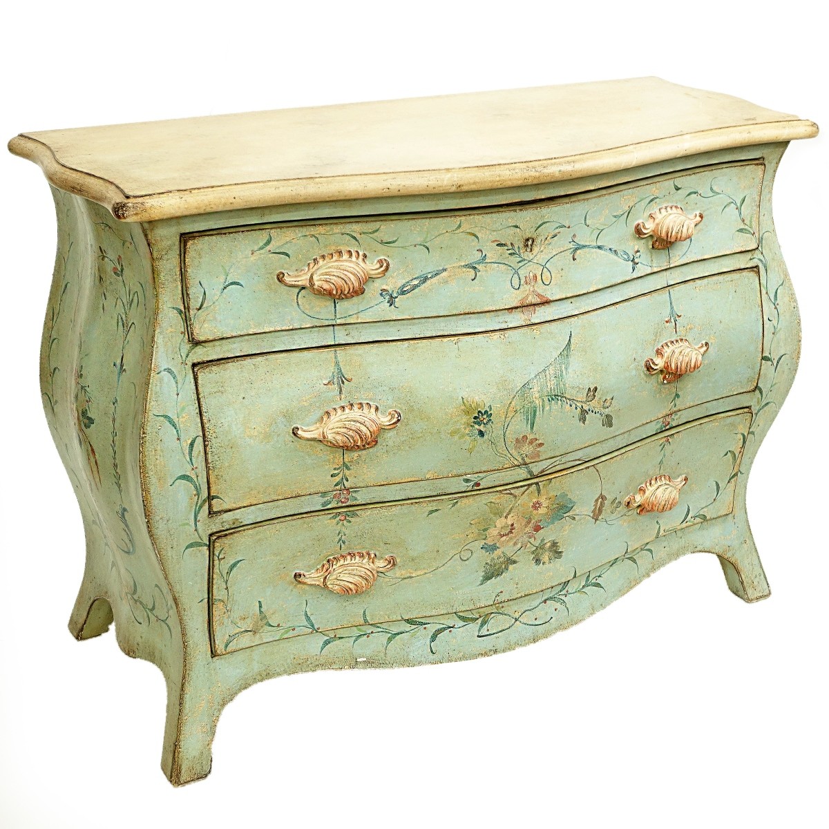 Patina Italian Bombe Chest