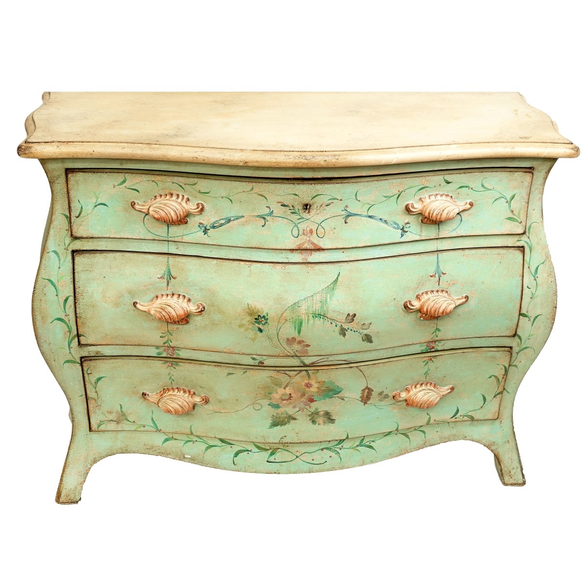 Patina Italian Bombe Chest